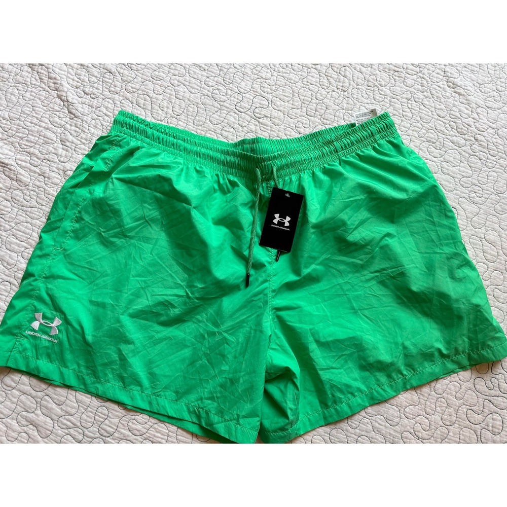 Under Armour Mens Essential Volley Shorts Green XXL‎
